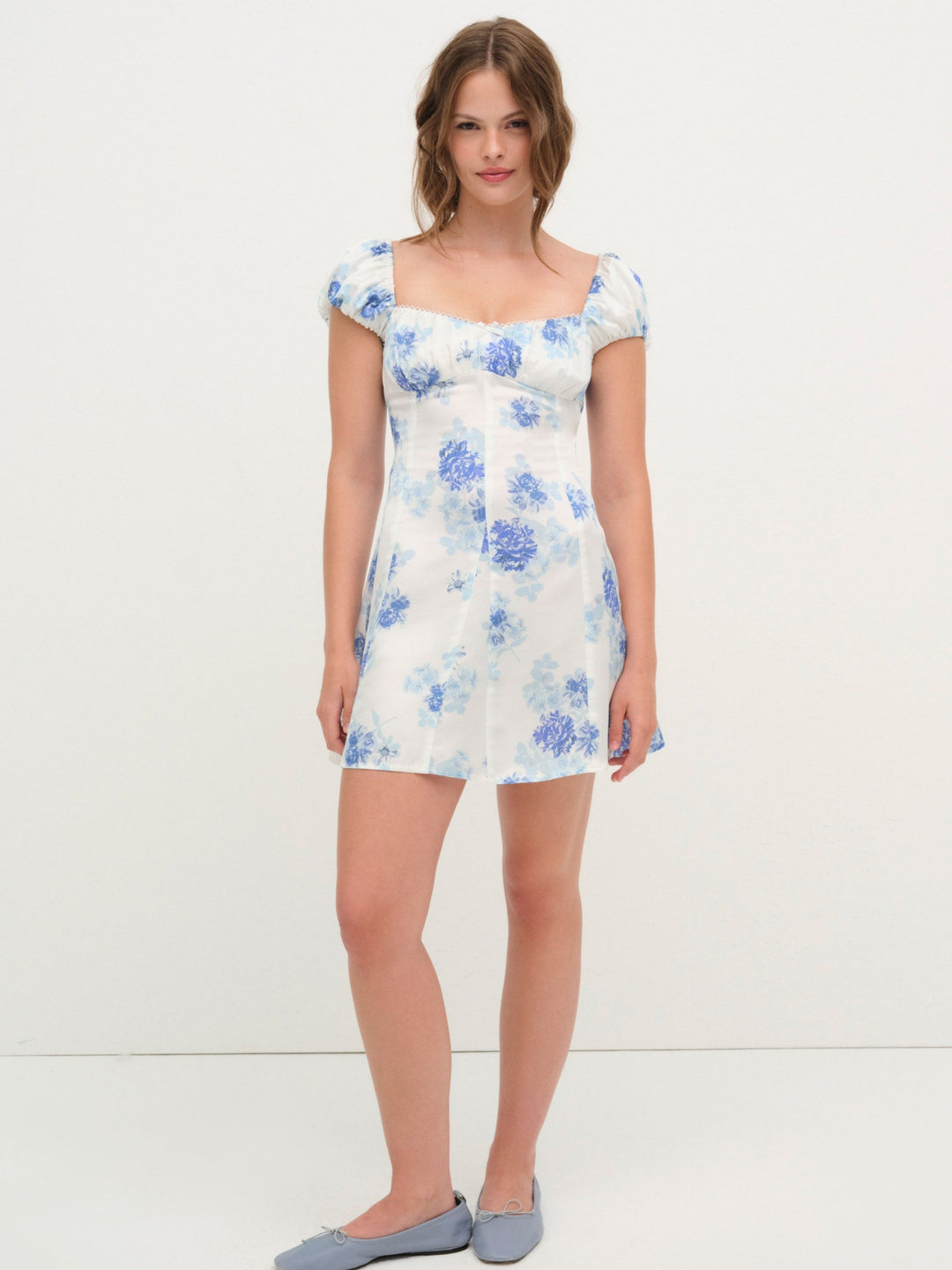 Women Antonia Mini Dress - Blue