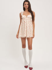 Women Poppy Mini Dress - White