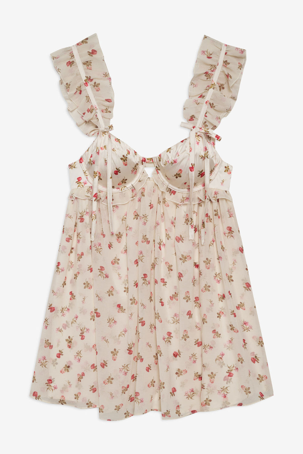 Women Poppy Mini Dress - White