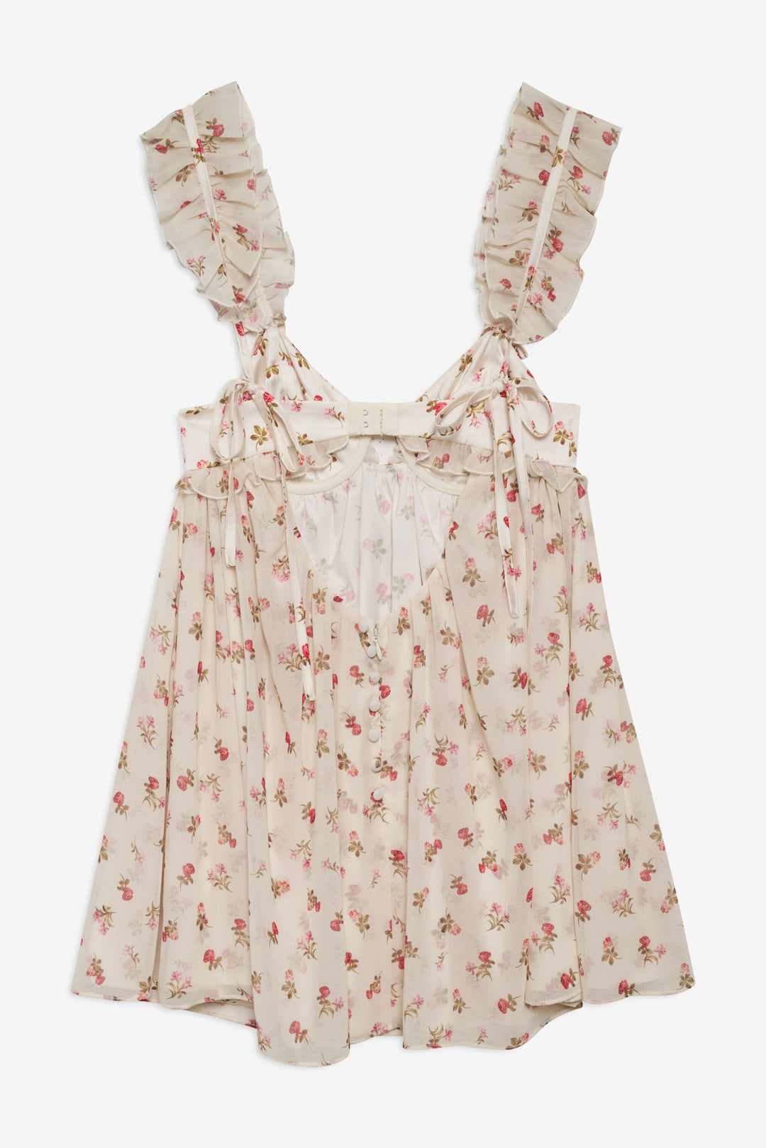 Women Poppy Mini Dress - White