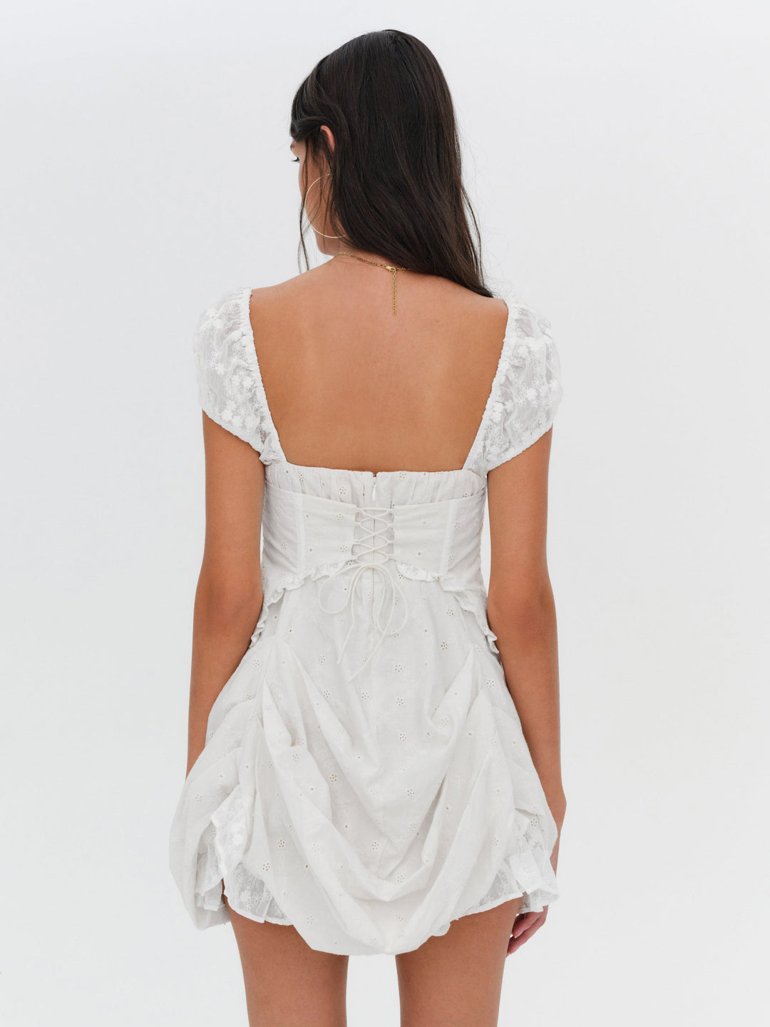 Women Morgan Mini Dress - Bright White