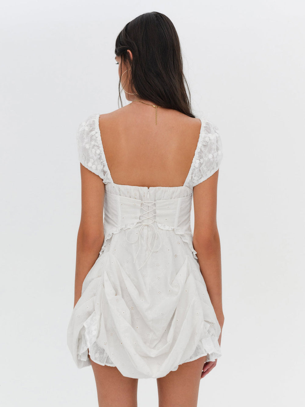Women Morgan Mini Dress - Bright White