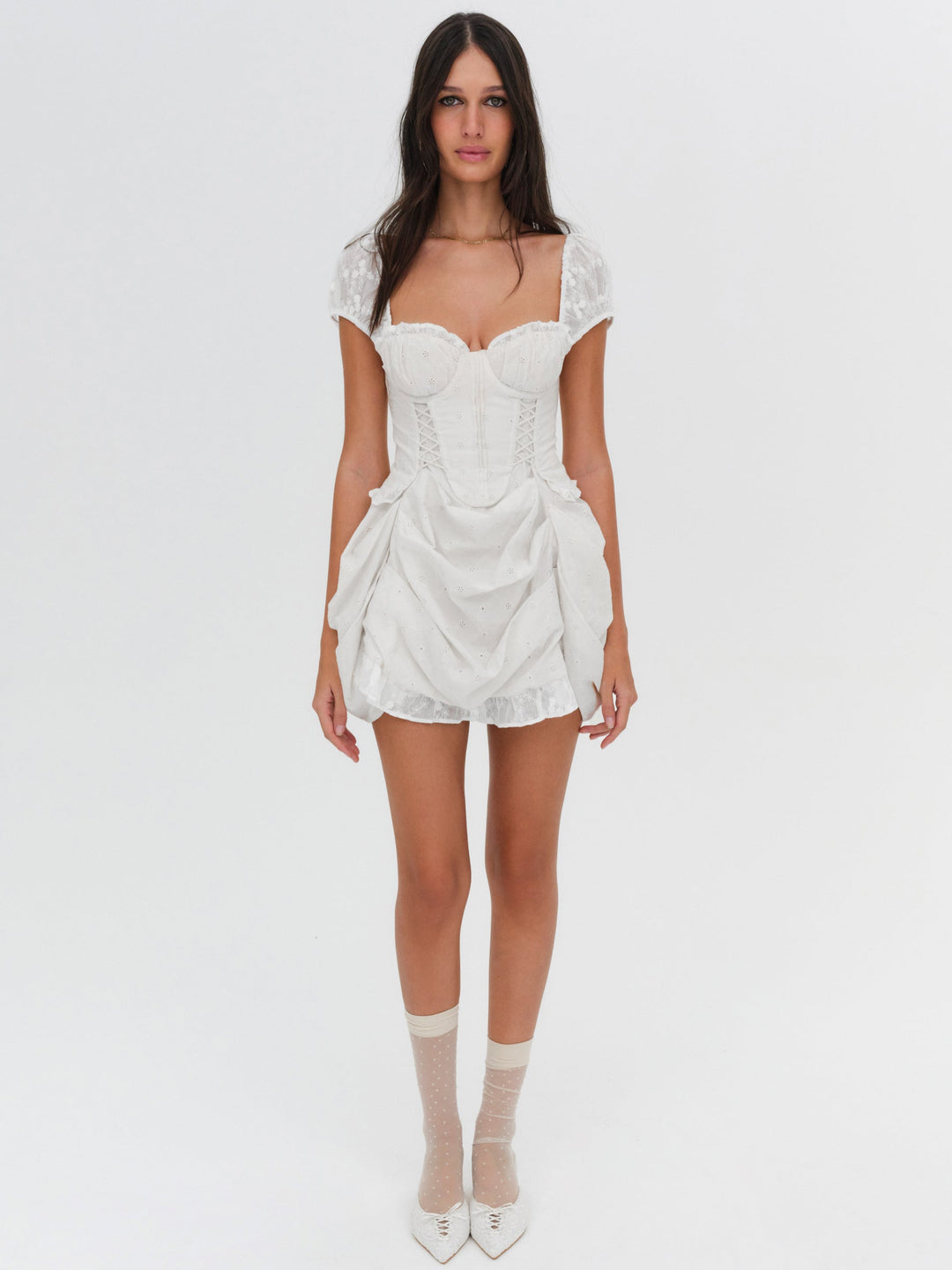 Women Morgan Mini Dress - Bright White