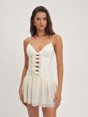 Women Josie Micro Mini Dress - Cream