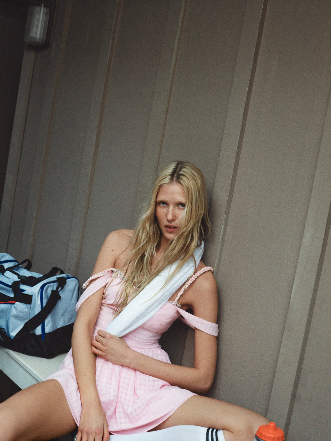 Women Ginny Gingham Mini Dress - Pink