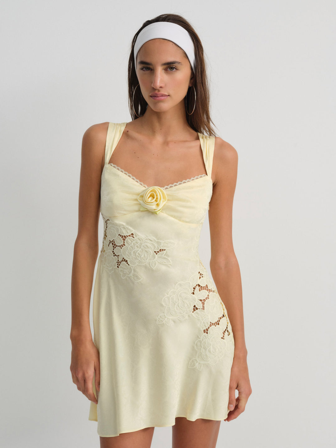 Women Claudia Mini Dress - Yellow