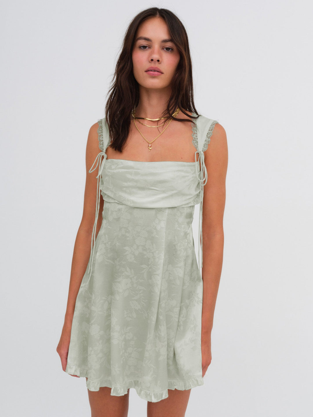 Women Holland Mini Dress - Green