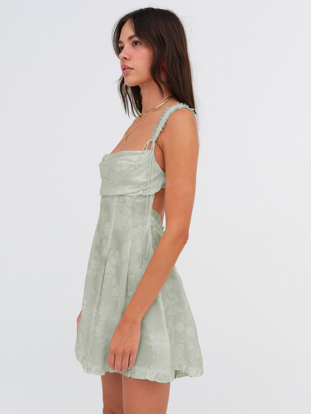 Women Holland Mini Dress - Green