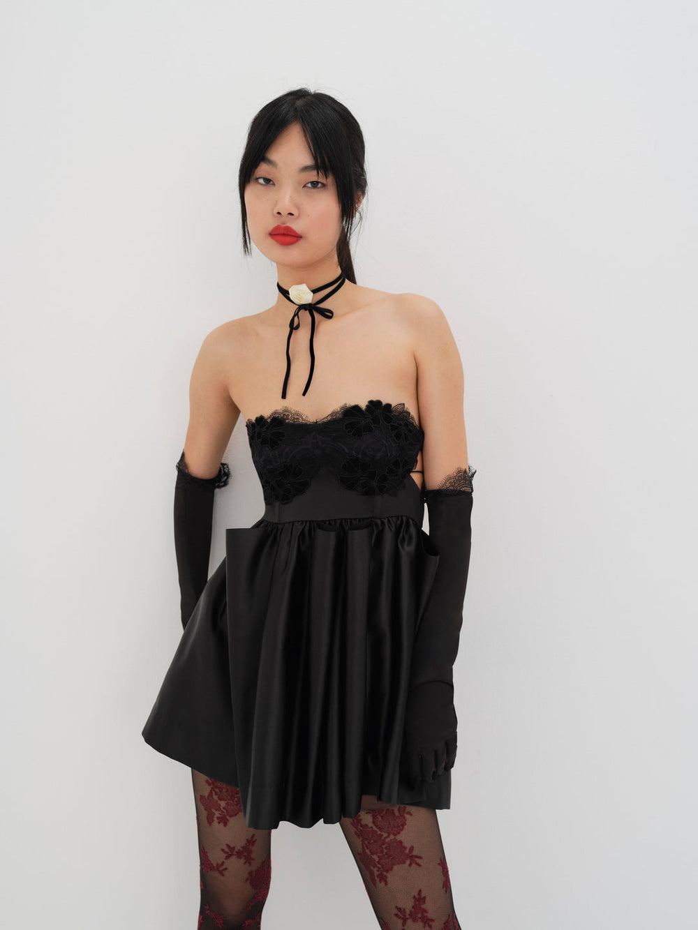 Women Virginia Mini Dress - Black