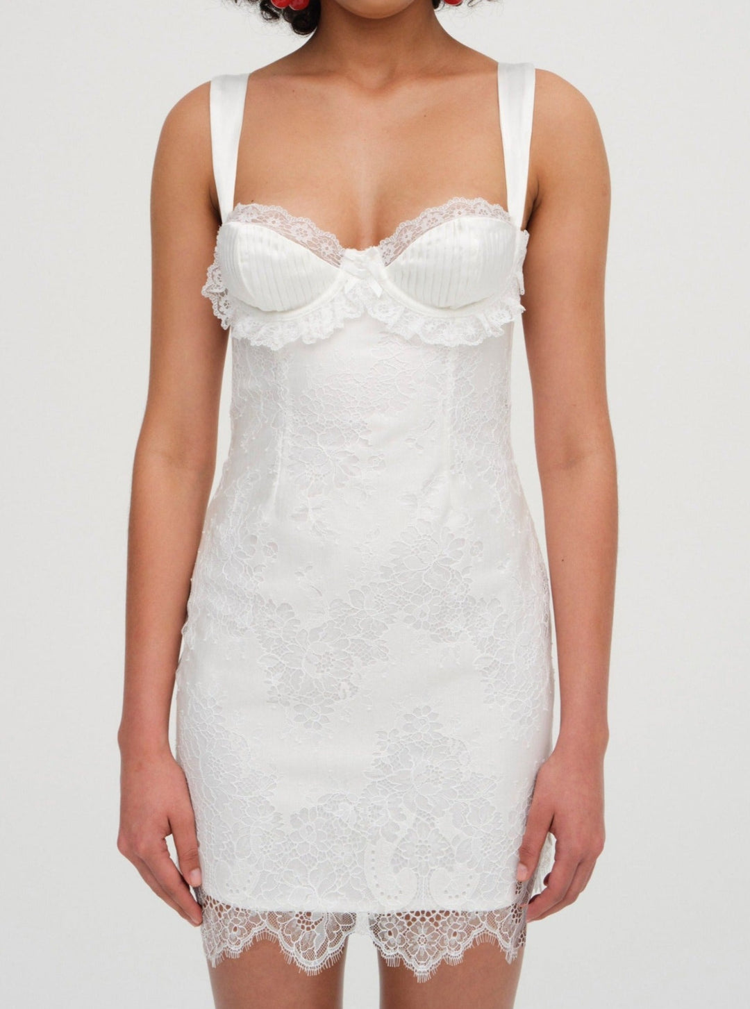 Women Allira Lace Mini Dress - White