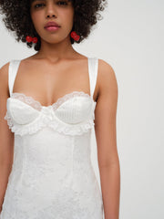 Women Allira Lace Mini Dress - White