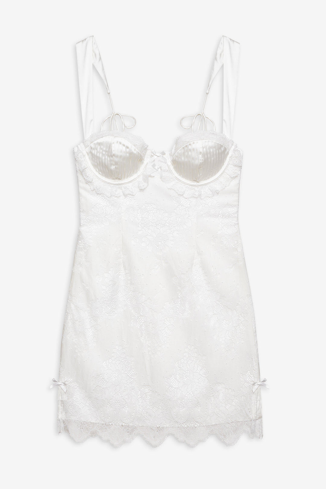 Women Allira Lace Mini Dress - White