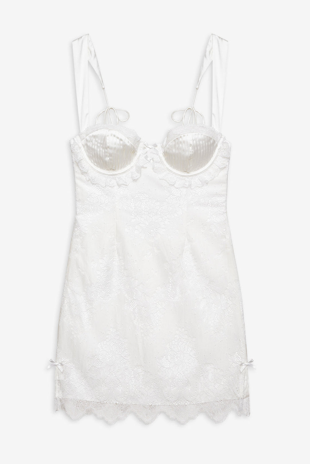 Women Allira Lace Mini Dress - White