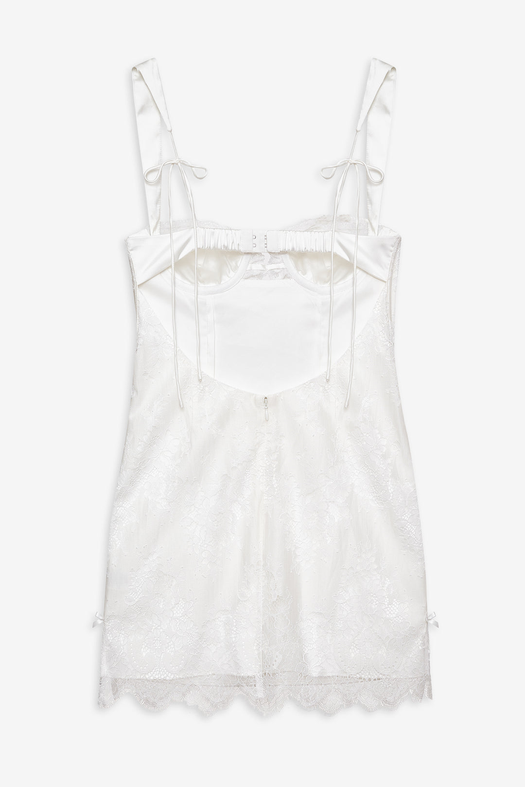 Women Allira Lace Mini Dress - White