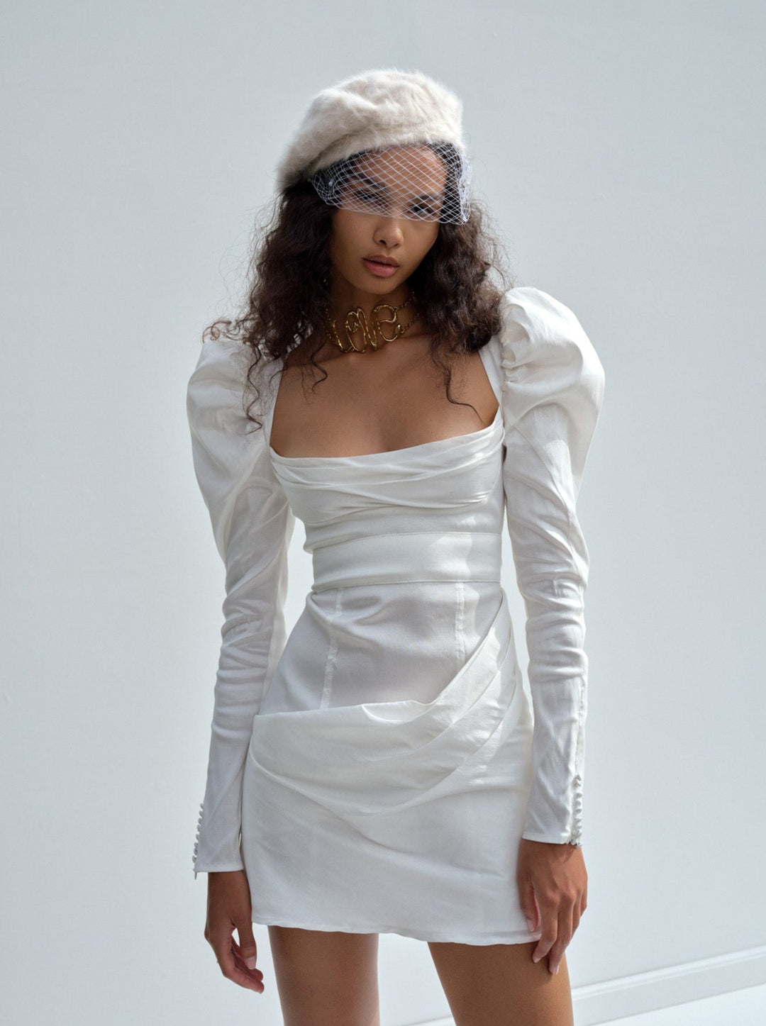 Women Etta Mini Dress - White
