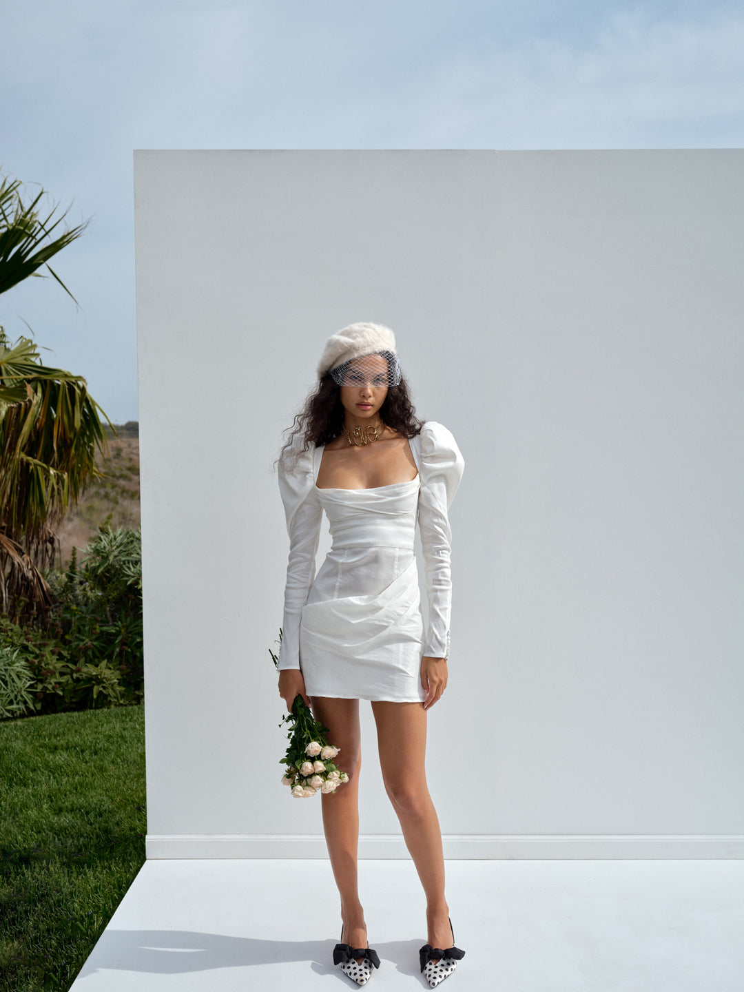 Women Etta Mini Dress - White