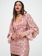 Women Shawn Mini Dress - Pink