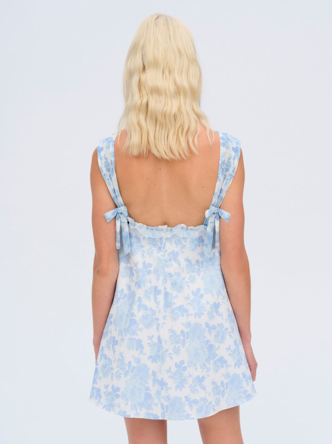 Women Oliver Mini Dress - Blue