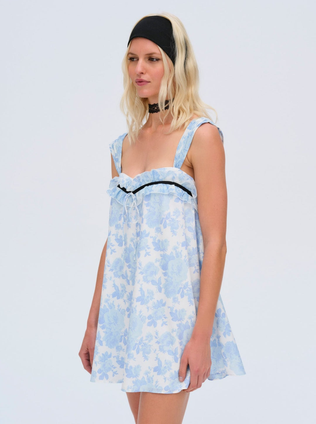 Women Oliver Mini Dress - Blue