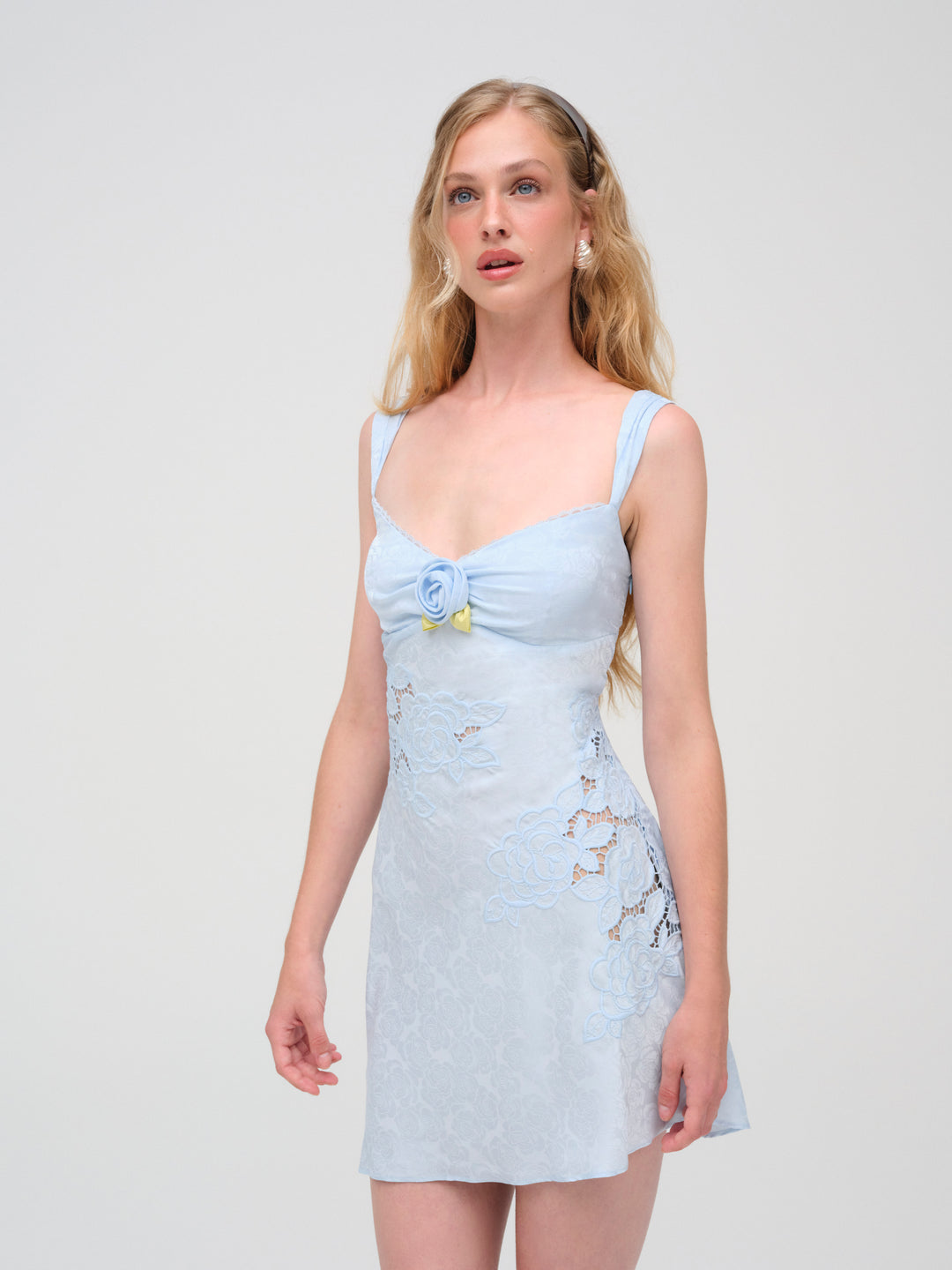 Women Claudia Mini Dress - Blue