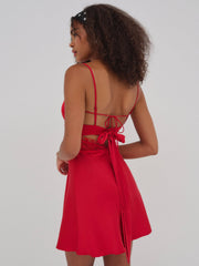 Women Val Mini Dress - Red