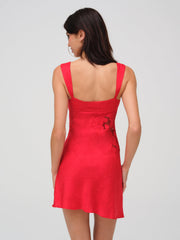 Women Claudia Mini Dress - Red