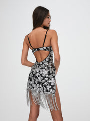 Women Colette Mini Dress - Silver