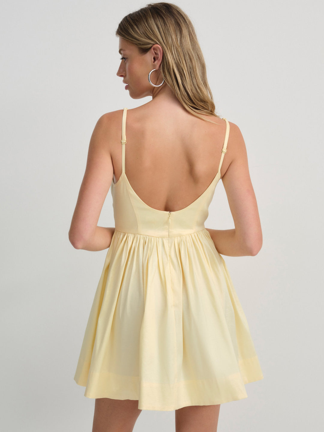 Women Doris Mini Dress - Yellow
