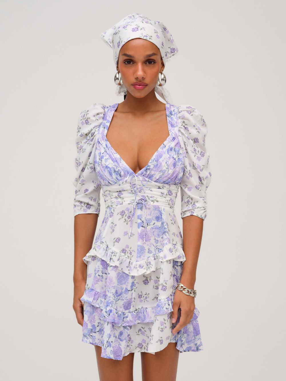 Women Rosalyn Mini Dress - Purple