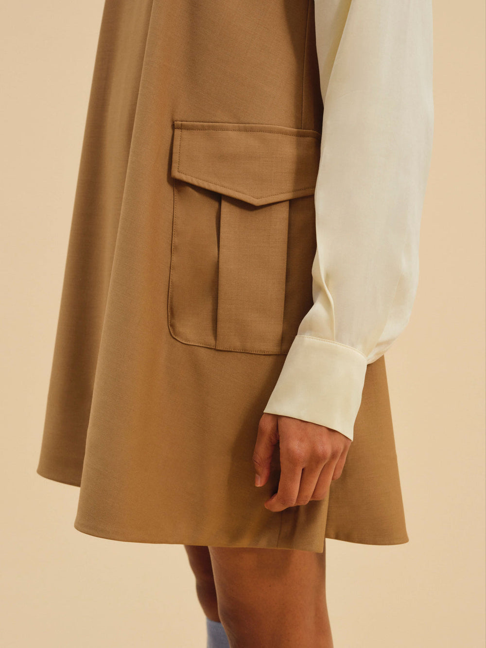 Women Elanah Mini Dress - CAMEL