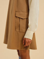Women Elanah Mini Dress - CAMEL