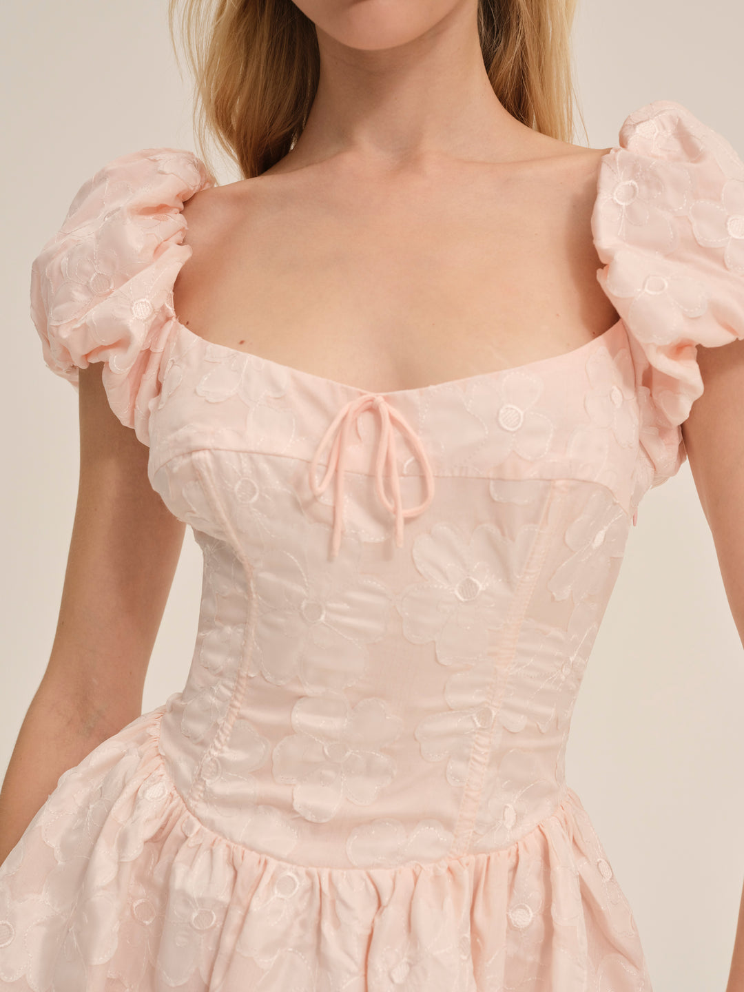 Women Florence Mini Dress - Peach