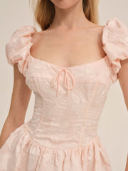 Women Florence Mini Dress - Peach