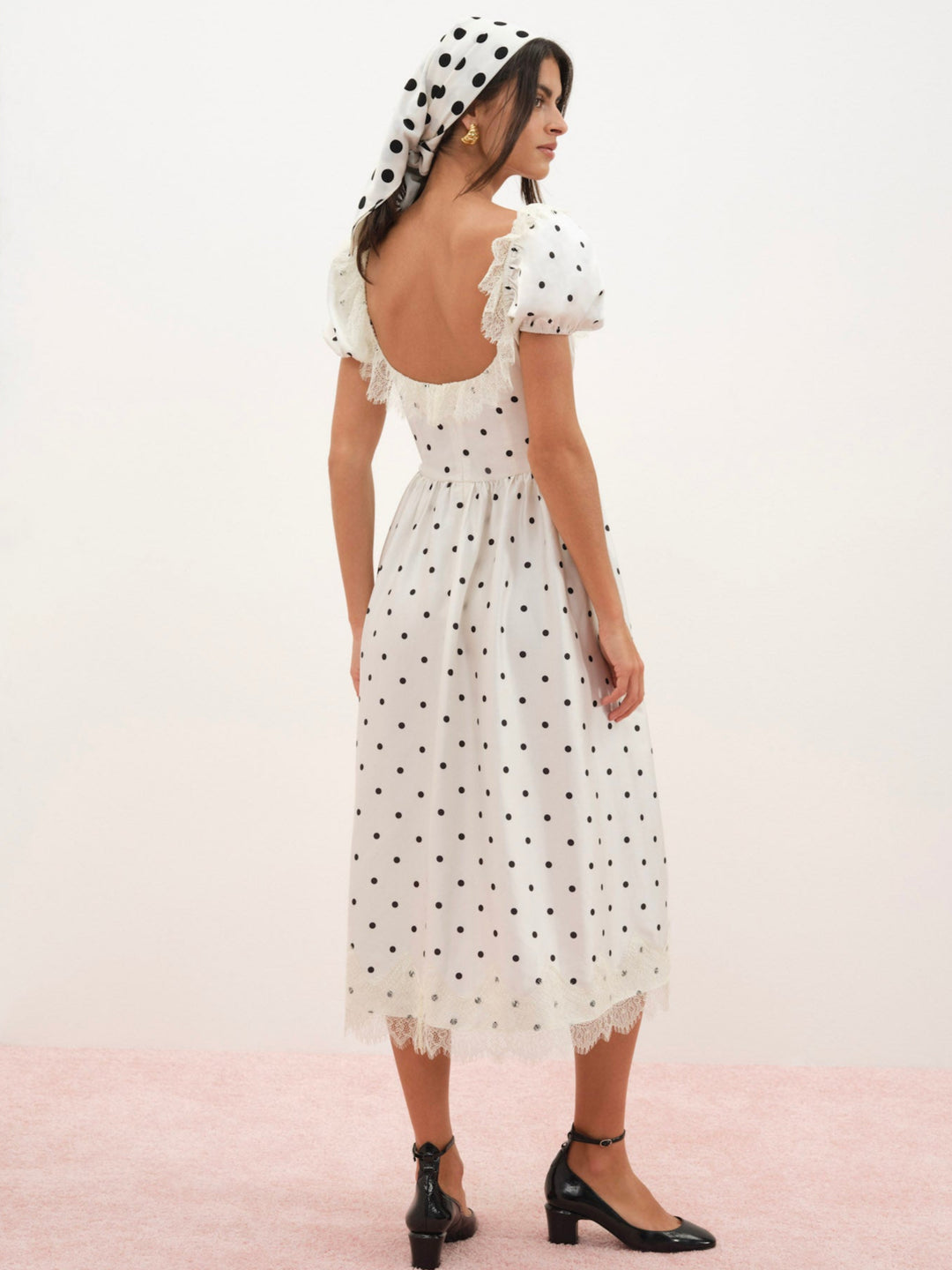 Women Ines Midi Dress - Cream