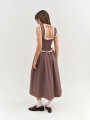 Women Morgan Midi Dress - Burgundy