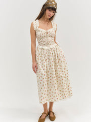 Women Morgan Midi Dress - White