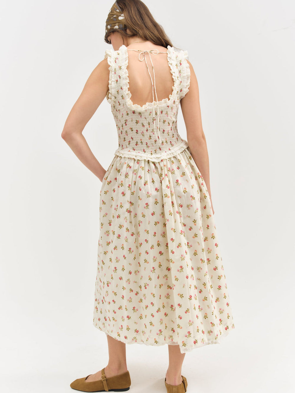 Women Morgan Midi Dress - White