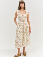 Women Morgan Midi Dress - White