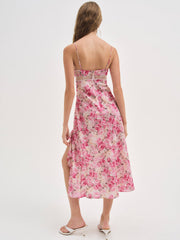 Women Angelina Midi Dress - Pink