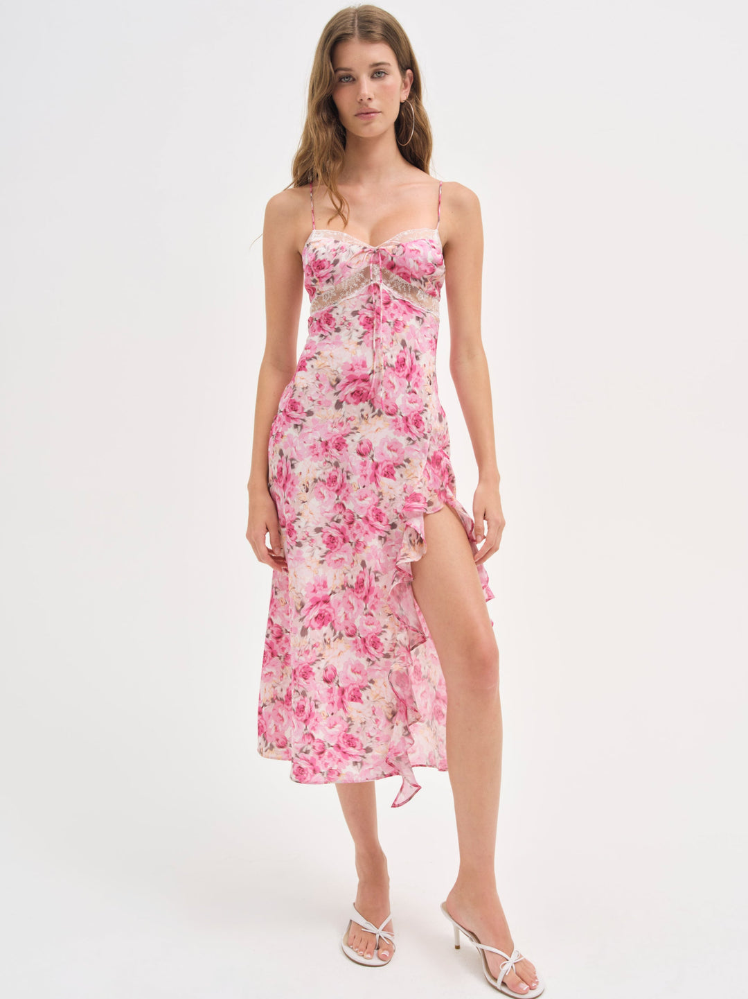 Women Angelina Midi Dress - Pink