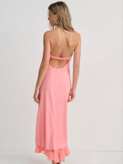Women Daisy Mae Midi Dress - Coral
