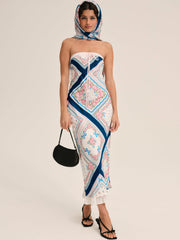 Women Daisy Mae Midi Dress - Blue