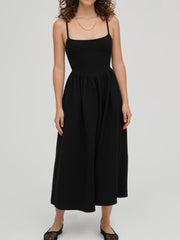 Women Wilhelmina Midi Dress - Black