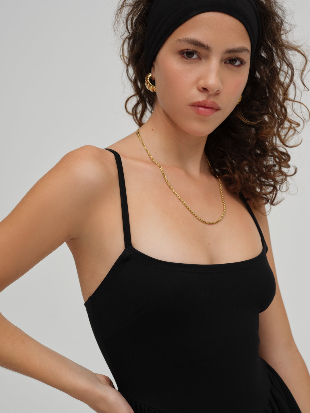 Women Wilhelmina Midi Dress - Black