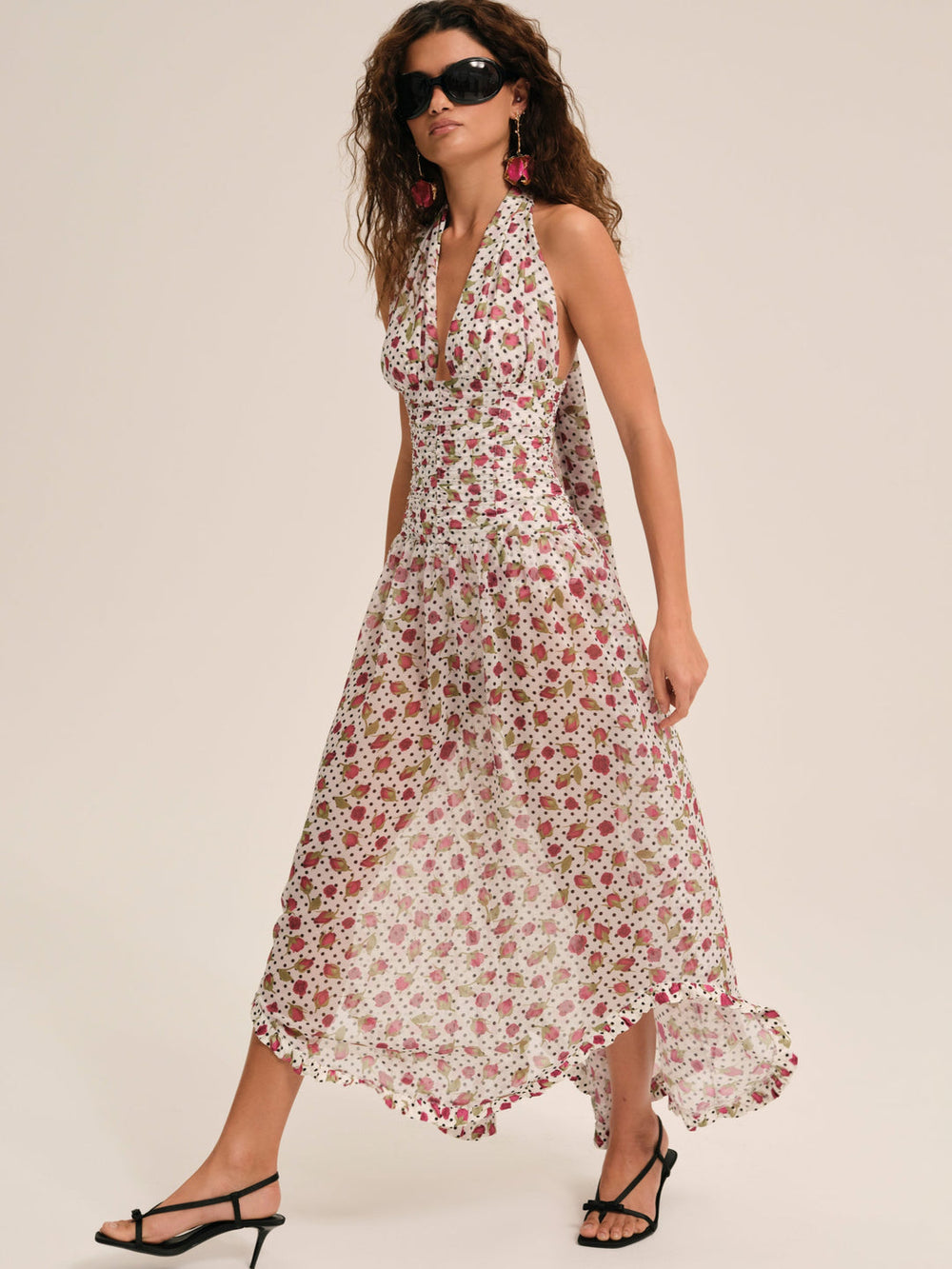 Women Betty Bud Maxi Dress - White