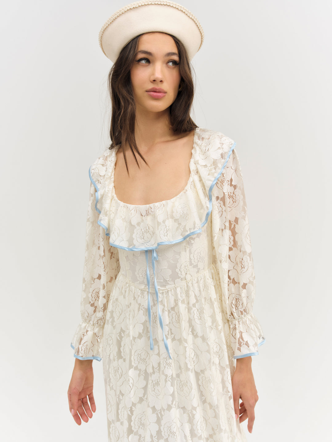 Women Severine Maxi Dress - Cream