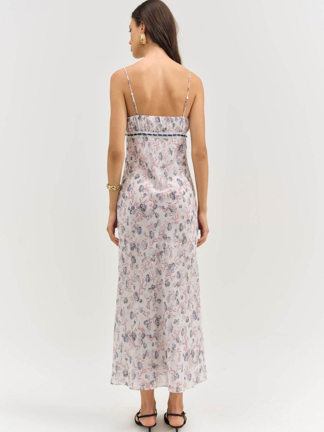Women Midsummer Midi Dress - White