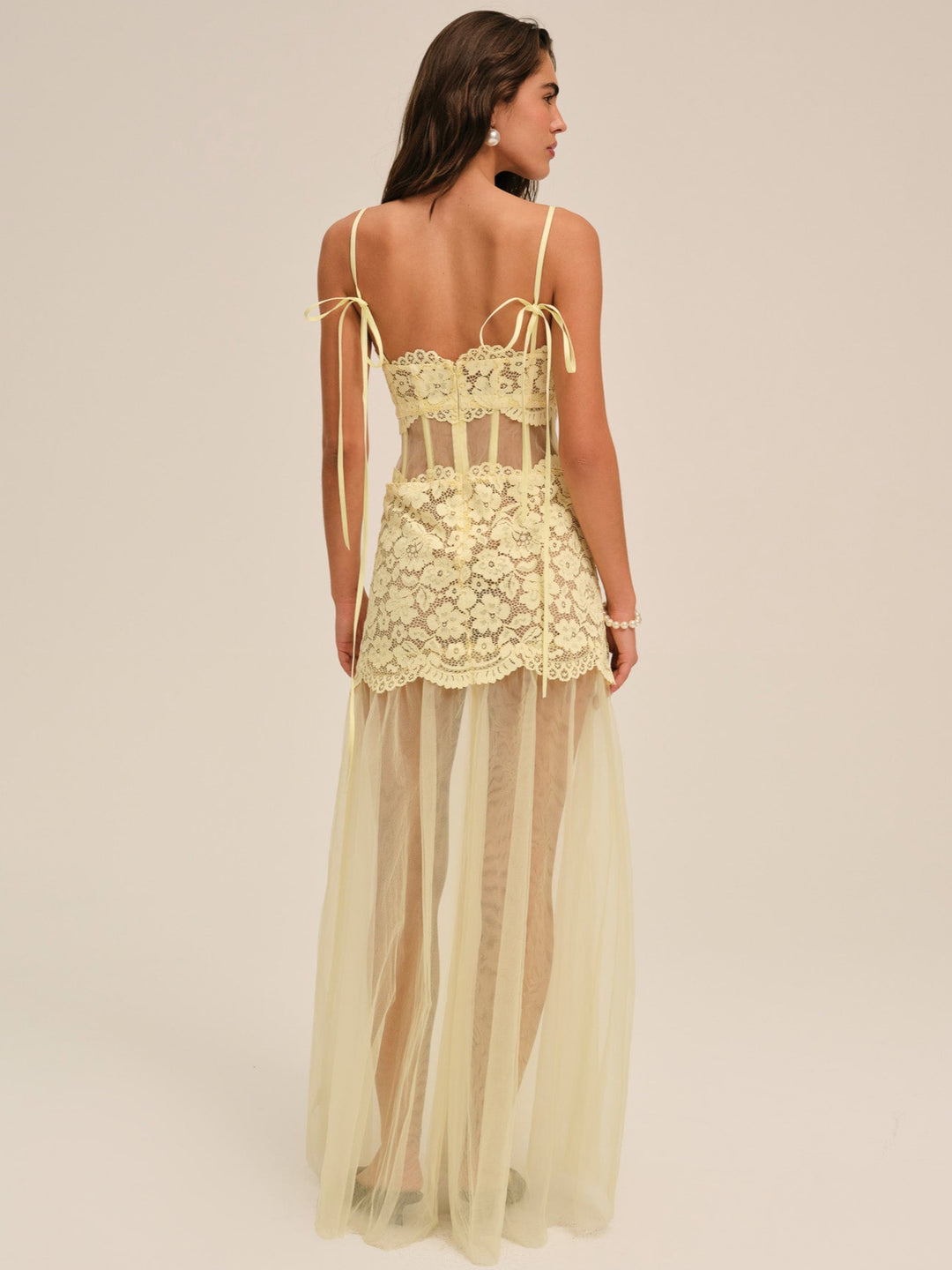 Women Viola Gown - Yellow