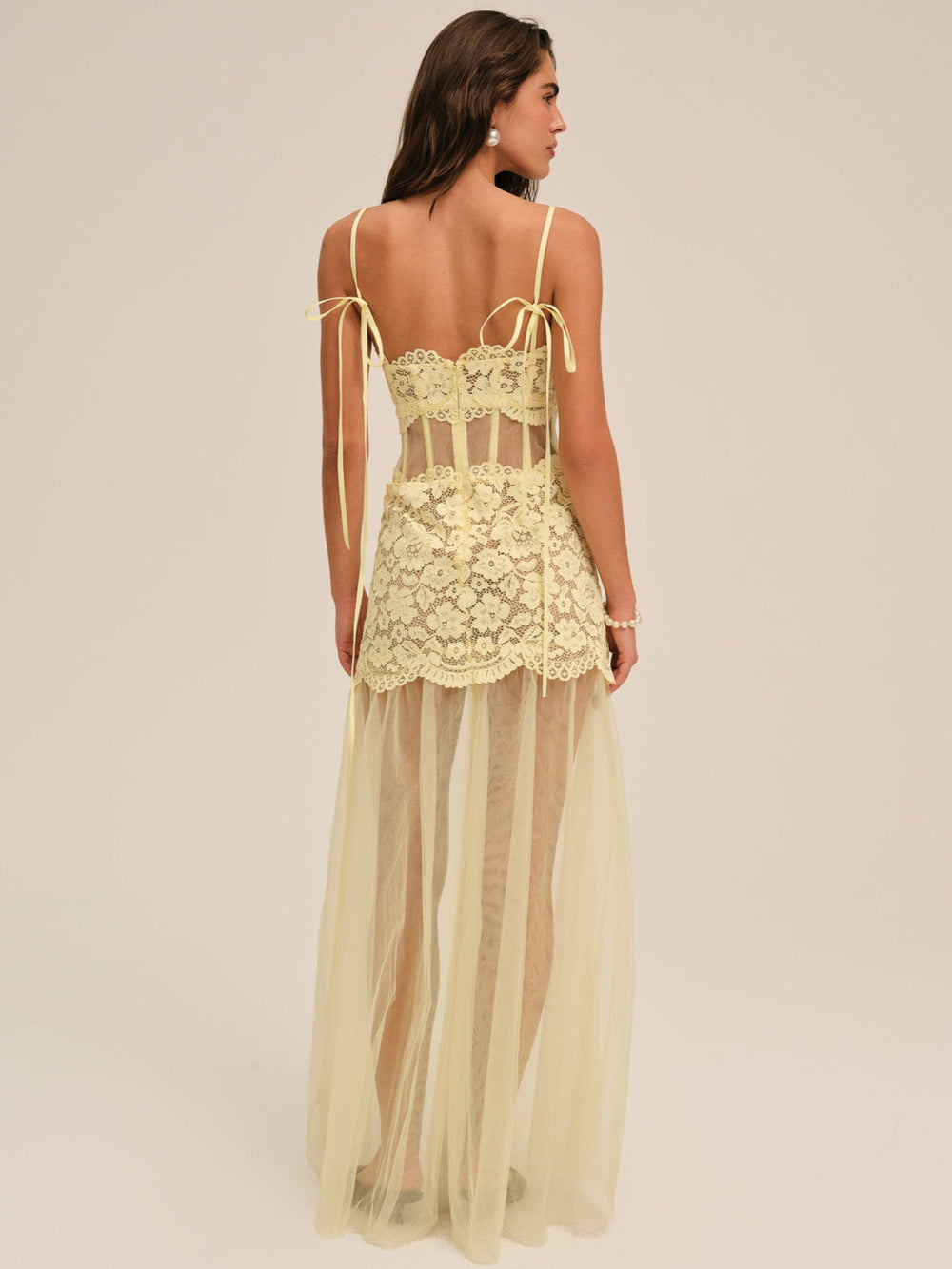 Women Viola Gown - Yellow