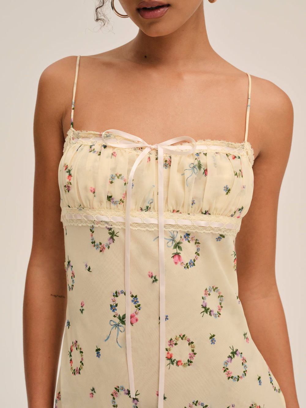 Women Midsummer Maxi Dress - Yellow